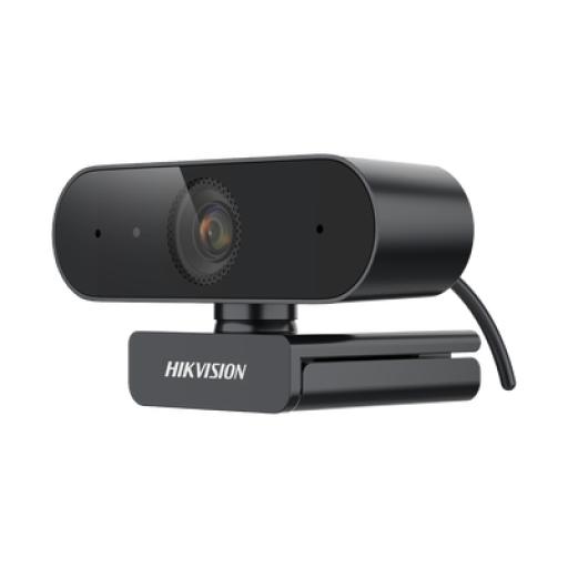 [HIKVISIONDIGITALTECHNOLOGY_DS-U02P] Hikvision Digital Technology Cámara Web ALTA DENIFICIÓN (1080p) con Autoenfoque / Giro 360° / Gran Angular / Micrófono Integrado / Conector USB / Fácil de Instalar / Reducción de Ruido Inteligente
