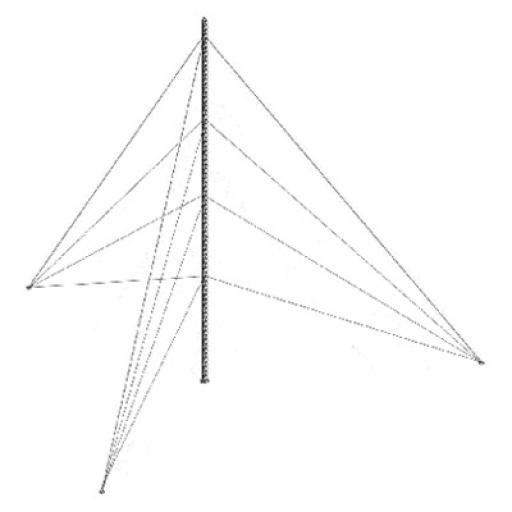 [SYSCOMTOWERS_KTZ-30G-030] SYSCOM TOWERS Kit de Torre Arriostrada de Piso de 30 m con Tramo STZ30G Galvanizada por Inmersión en Caliente (No incluye retenida).