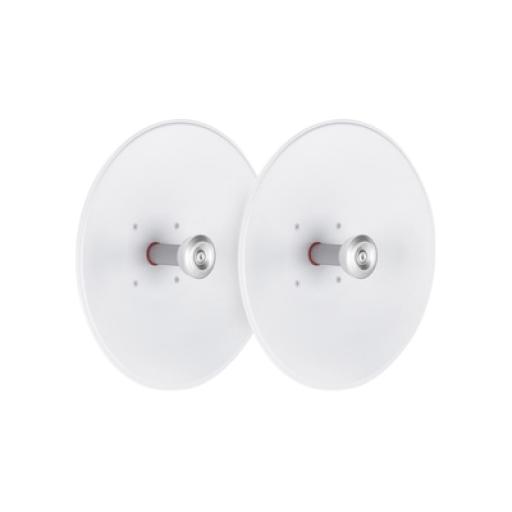 [RFELEMENTS_UD-TP-27] RF Elements Paquete de 2 antenas UltraDish de 27.5 dBi, conector tipo Twistport y montaje innovador, 5180 - 6775 MHz