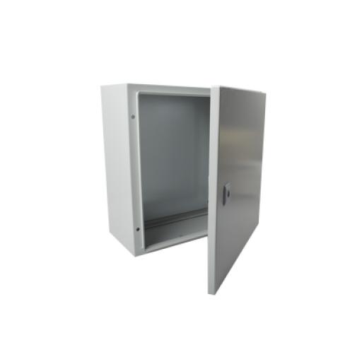 [PRECISION_PST-4040-20A] Precision Gabinete de Acero IP66 Uso en Intemperie (400 x 400 x 200 mm) con Placa Trasera Interior de Metal y Compuerta Inferior Atornillable (Incluye Chapa y Llave T).