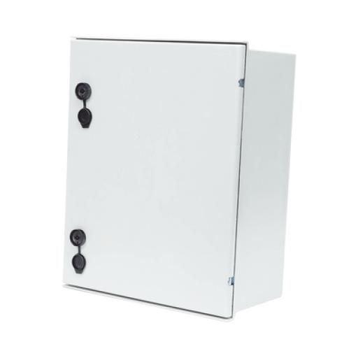 [PRECISION_PST-4050-20P] Precision Gabinete de Poliéster IP65 Uso en Intemperie (400 x 500 x 200 mm) con Placa Trasera Interior de Plástico (Incluye Chapa y Llave).