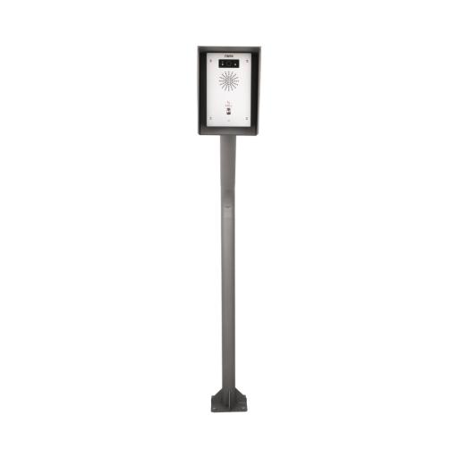 [EPCOM_POSTEINT-KIT] Epcom Poste y Cubierta industrial para montaje de Porteros IP Fanvil y Grandstream, altura de 1.2 metros, pintura electrostática color gris.