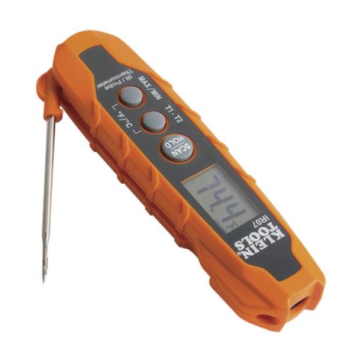 [KLEINTOOLS_IR-07] Klein Tools Termómetro Doble IR/Sonda con Medición ºC y ºF. Con Pantalla Retroiluminada