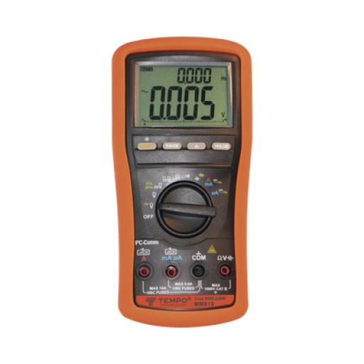[TEMPO_MM-810] Tempo Multímetro Avanzado de alta precisión con Pantalla Dual