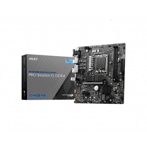 [MSI_PRO B660M-G DDR4] MSI PRO B660M-G DDR4 placa base Intel B660 LGA 1700 micro ATX