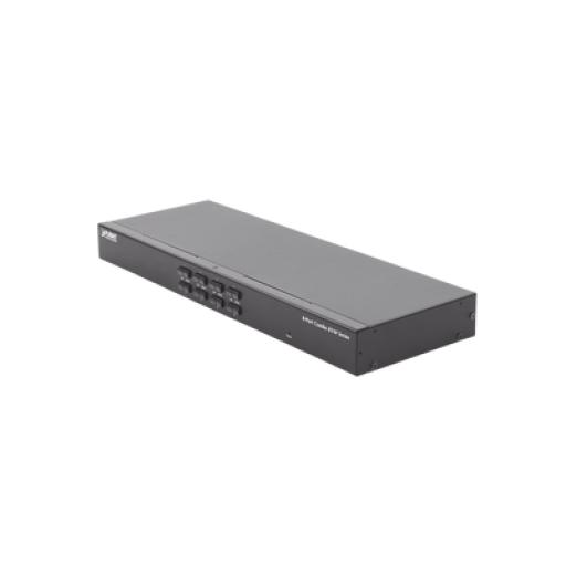 [PLANET_KVM-210-08] Planet Switch Para Monitor KVM de 8 Puertos VGA, Permite el Acceso y Controla Hasta 8 Computadoras Desde Una Sola Consola (Teclado, Ratón y Monitor).