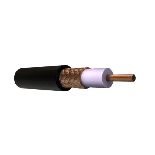[VIAKON_9601-S] Viakon Cable RG6 con 2 Cables Calibre 18 para Alimentación, 305 Metros, Malla del 96% / Intemperie