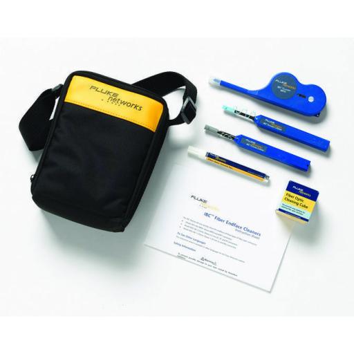[FLUKE_NFC-KIT-CASE-E] Fluke Kit Avanzado de Limpieza de Fibra Óptica, Para 2150 Procesos de Limpieza