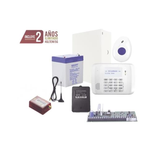 [HONEYWELLHOMERESIDEO_VISTA48-MN02-FALL] HONEYWELL HOME RESIDEO Kit de Alarma VISTA48 con Comunicador, Botón de Pánico y Detección de Caídas Inalámbrico, Gabinete, Transformador y Batería