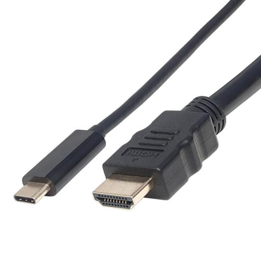 [MANHATTAN_152235] Cable adaptador USB-C a HDMI Manhattan Negro 1 M.
