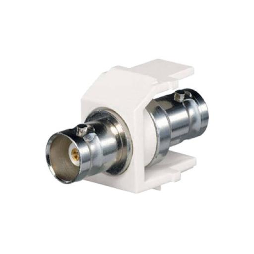 [PANDUIT_NKBNCMIWY] Panduit Módulo Acoplador Coaxial Tipo BNC, Keystone, de 50 Ohms, Color Blanco Mate