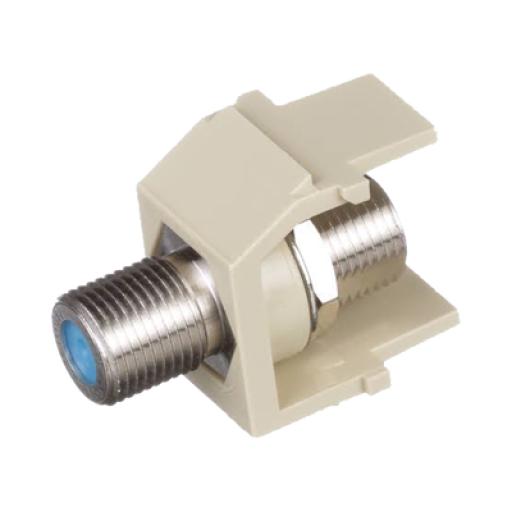 [PANDUIT_NKFEI] Panduit Módulo Acoplador Coaxial Tipo F, Keystone, de 75 Ohms, 3.0 GHz, Color Marfil