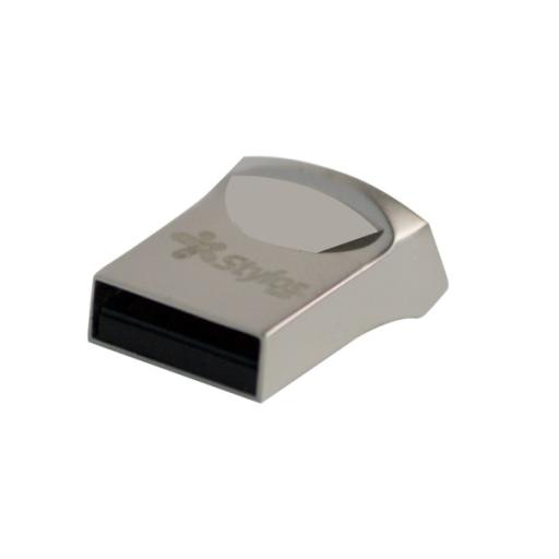 [STYLOS_STMUS41S] Stylos MEMORIA USB STYLOS 32 GB FLASH 2.0 PLATA METAL MINI (STMUS41S)