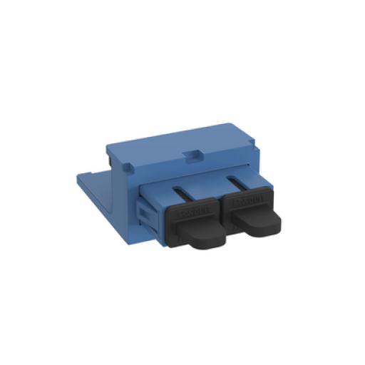 [PANDUIT_CMDBUSCZBU] Panduit Módulo Acoplador SC Duplex, para Fibra Óptica Monomodo OS1/OS2, Tipo Mini-Com, Color Azul