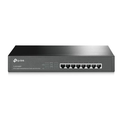 [TPLINK_TL-SG1008MP] TPLINK Switch Gigabit PoE+ no administrable de 8 puertos 10/100/1000 Mbps, para escritorio