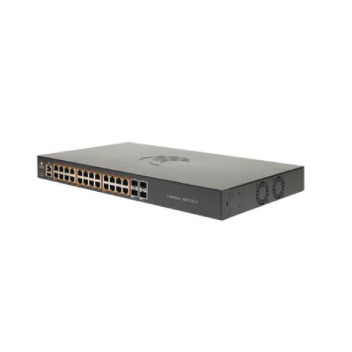 [CAMBIUMNETWORKS_MX-EX1028PXA-0] Cambium Networks Switch cnMatrix EX1028  de 24 puertos PoE 802.3af/at, 200 W, Gigabit Ethernet y 4 SFP, Capa 2,  gestión en la nube