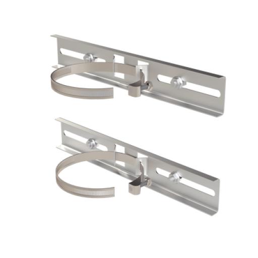 [PRECISION_PST-MOUNT-POLE-V3] Precision Montaje de Metal Galvanizado para Poste Universal para Gabinetes de Ancho Hasta 30 cm.