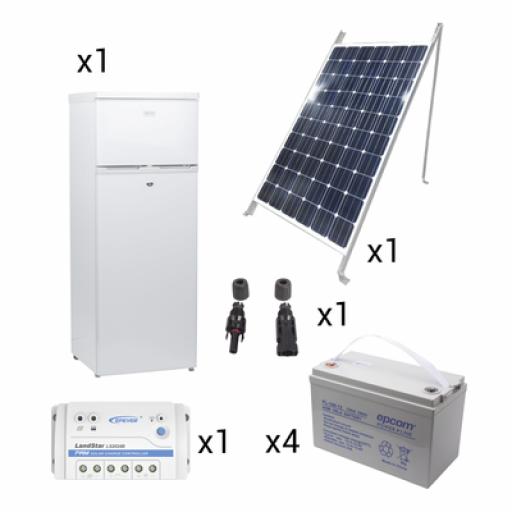 [EPCOM_PL-FRIDGE-220] Epcom Kit de energía solar para refrigerador de 220 L de aplicaciones aisladas de la red eléctrica