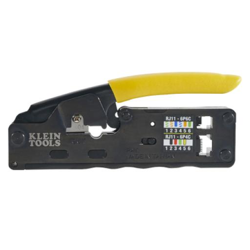 [KLEINTOOLS_VDV-226-107] Klein Tools Ponchadora/Pelacables/Cortacables Compacta con Matraca para Conectores  RJ45 y RJ11/RJ12.