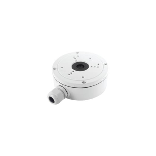 [HIKVISIONDIGITALTECHNOLOGY_DS-1280ZJ-S] Hikvision Digital Technology Caja de Conexiones de Exterior con Tapa para Cámaras Tipo Domo, Turret y Bala / IP66