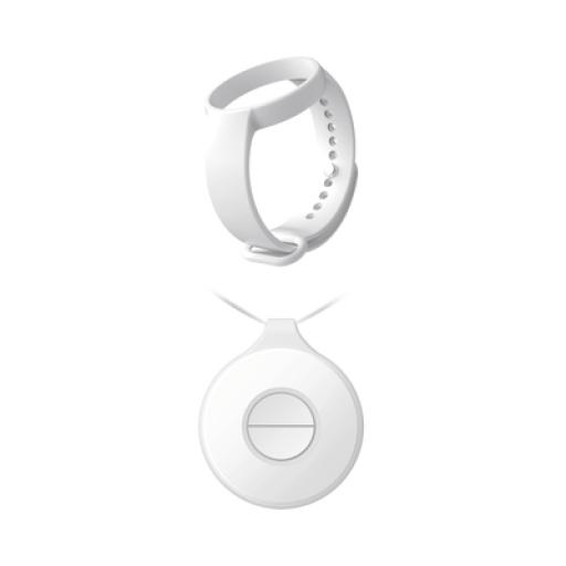 [HIKVISIONDIGITALTECHNOLOGY_DS-PDEBP2-EG2-WB/BAND] Hikvision Digital Technology (AX PRO) Botón de Pánico Doble Inalámbrico Portátil HIKVISION / IP54 / Indicador LED + (AX PRO) Pulsera para Botón de Pánico Portátil