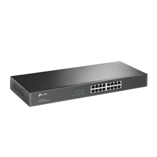 [TPLINK_TL-SG1016] TPLINK Switch Gigabit no administrable de 16 puertos 10/100/1000 Mbps para rack