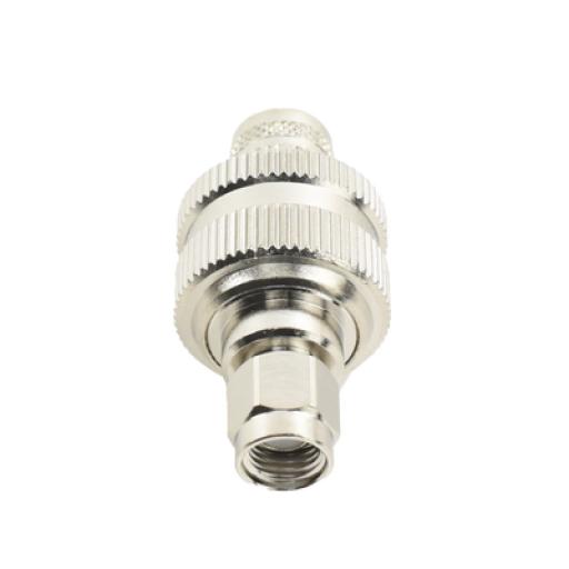 [RFINDUSTRIES_RP-3000-I] RF Industries Conector SMA Macho Inverso de Anillo Plegable para RG-8/U, 9913, LMR-400, Níquel/ Oro/ Teflón.