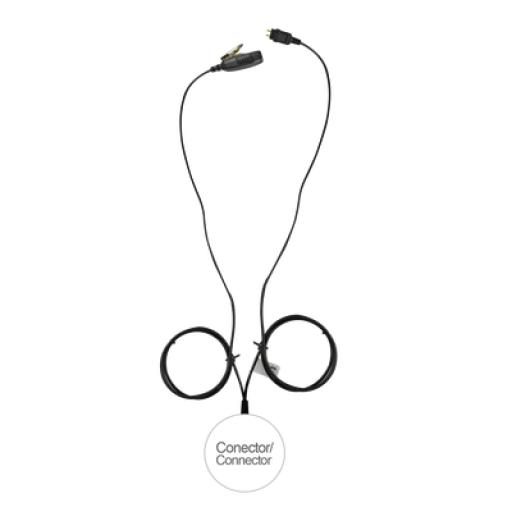 [OTTO_E1-2W2KB131] Otto Kit de vigilancia LOC de 2 cables para KENWOOD NX-200/300/410, TK-480/2180/3180