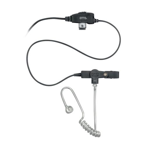 [OTTO_E1-EA2MS131] Otto Micrófono-Audífono de 1 cable con tubo acústico para radios DEP450, EP450, MAGONE y TC500/600/700, PD506