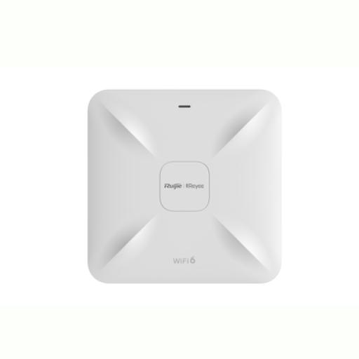 [RUIJIE_RG-RAP2260(G)] RUIJIE Punto de Acceso Wi-Fi 6 para Interior, se Instala en Techo o Pared, hasta 512 Usuarios y 1.7 Gbps, Doble Banda 802.11ax MU-MIMO 2x2