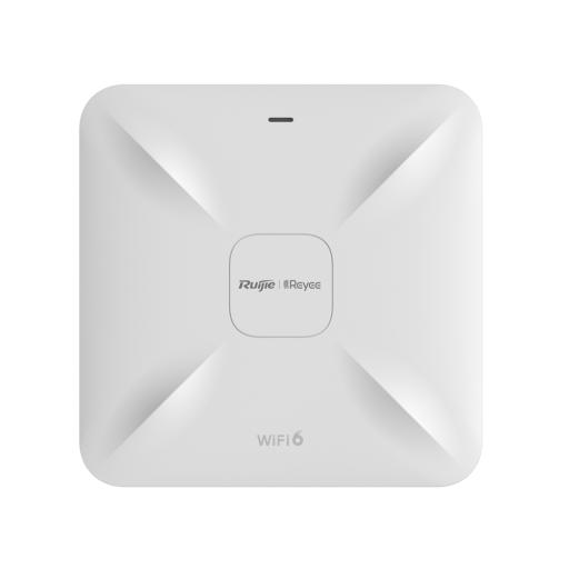 [RUIJIE_RG-RAP2260(G)] RUIJIE Punto de Acceso Wi-Fi 6 para Interior, se Instala en Techo o Pared, hasta 512 Usuarios y 1.7 Gbps, Doble Banda 802.11ax MU-MIMO 2x2