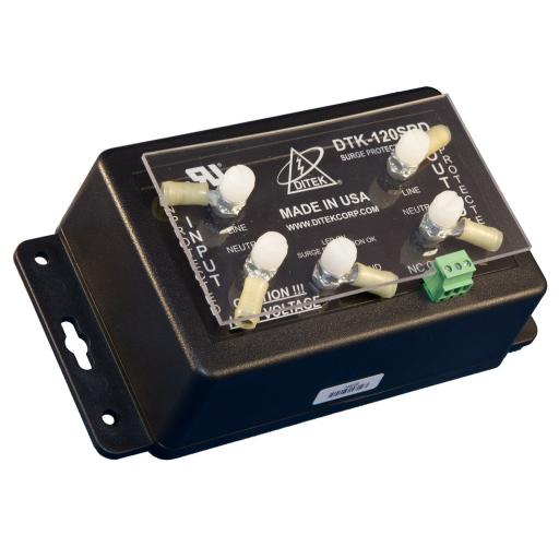 [DITEK_DTK-120SRD] Ditek Dispositivo de Protección Contra Sobretensiones de 120 VCA con Salida de Relevador, Paneles de Incendio, Paneles de Control o Equipo Crítico