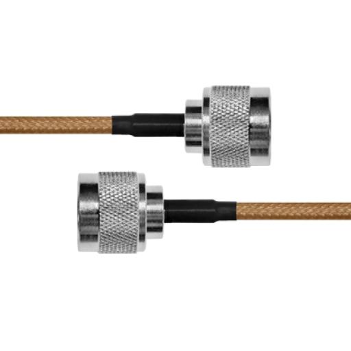 [EPCOM_SN-142-N-60] Epcom Cable Coaxial RG-142/U de 60 cm. para 50 Ohm, con Conectores N Macho a N Macho.