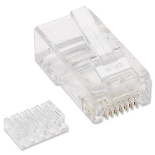 [INTELLINET_503006] Intellinet PLUG RJ45 CAT6 SOLIDO BOTE 100PZAS ORO 15-MICRAS INTELLINET 503006