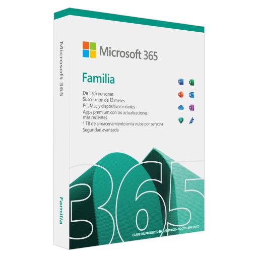 [MICROSOFT_6GQ-01604] Microsoft M365 FAMILY SPANISH SUBSCR 1YR