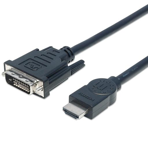 [MANHATTAN_372510] Cable HDMI a DVI-D Manhattan 3 M.