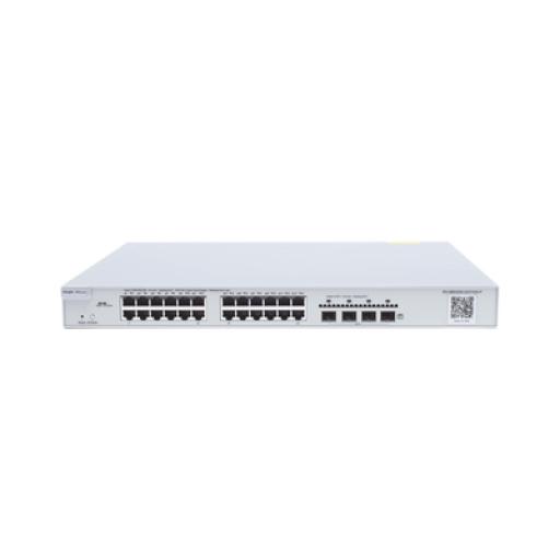 [RUIJIE_RG-NBS3200-24GT4XS-P] RUIJIE Switch Administrable PoE Capa 2+ Plus, con 24 puertos Gigabit PoE 802.3af/at + 4 SFP+ para fibra 10Gb, gestión gratuita desde la nube, 370w