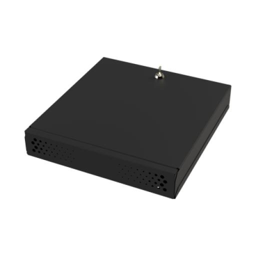 [EPCOM_GABVID2R3] Epcom Gabinete Metálico para DVR/NVR. Tamaño Max. de DVR/NVR: 445 x 88 x 400mm (An.xAl.xProf.). Compatible con Fuente SLIM.