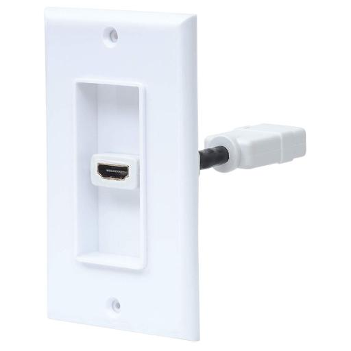 [MANHATTAN_771719] Placa de pared HDMI de un puerto Manhattan.