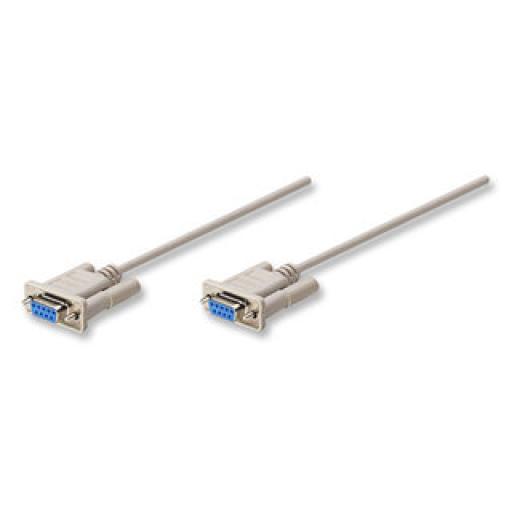 [MANHATTAN_301404] Cable Null Modem Manhattan Gris 1.8 M.