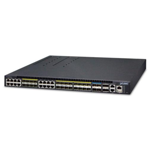 [PLANET_XGS3-24242] Planet Switch Core Capa 3 de 24 Puertos SFP 1Gbps con 12 Puertos RJ-45 1Gbps Compartidos + 2 Slots de expansión