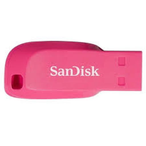 [SANDISK_SDCZ50C-016G-B35PE] Sandisk MEMORIA FLASH SANDISK CRUZER BLADE 16GB ROSA 2.0 (SDCZ50C-016G-B35PE)