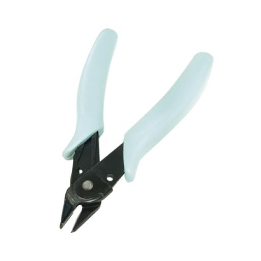 [EPCOM_EP25P] Epcom Pinza De Corte Micro de 5" (125 mm). Acero c/mango Ergonómico de PVC. Uso Electrónico. Corte al Ras.