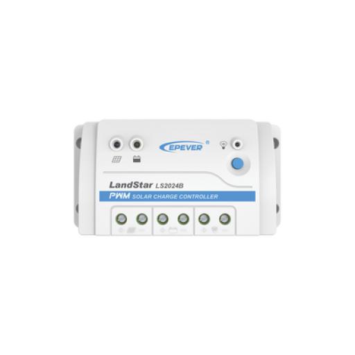[EPEVER_LS-2024-B] EPEVER Controlador Solar de Carga y Descarga PWM 12/24V 20A, Parámetros Configurables