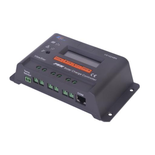 [EPEVER_VS-1024-BN] EPEVER Controlador Solar de Carga y Descarga PWM 12/24V 10A con Display, Parámetros Configurables