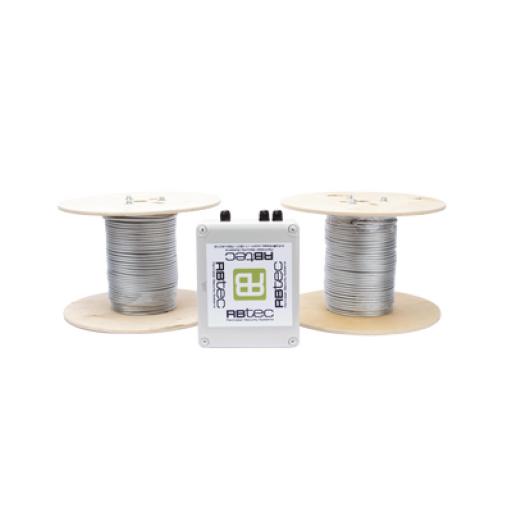 [RBT_IROC-2Z-500-V2] RBT Kit de Cable Sensor Perimetral Para Cercas Ciclonicas IRONCLAD/ 305 METROS / 2 ZONAS; 152 METROS POR ZONA / Sin Falsas Alarmas por Viento / TODO Incluido TARJETA LPU400/ Calibración por Software