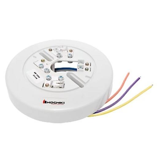 [HOCHIKI_HSC-4R] Hochiki Base Para Detector Convencional Con Relevador, 6 ", 4 Hilos, 24 Vcd (0300-02030)