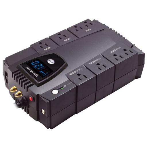 [CYBERPOWER_CP685AVRLCD] CyberPower UPS de 685 VA/390 W, Topología Línea Interactiva, Entrada 120 Vca NEMA 5-15P, Tipo Gabinete Compacto, Con 8 Tomas NEMA 5-15R
