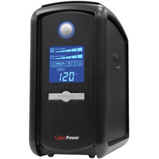 [CYBERPOWER_CP850AVRLCD] CyberPower UPS de 850 VA/510 W, Topología Línea Interactiva, Entrada 120 Vca NEMA 5-15P, Tipo Mini Torre, Con 9 Tomas NEMA 5-15R