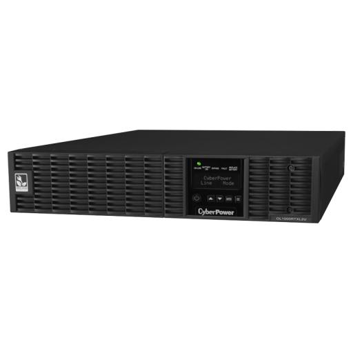 [CYBERPOWER_OL1000RTXL2U] CyberPower UPS de 1000 VA/900 W, Online Doble Conversión, Entrada 120 Vca NEMA 5-15P, Onda Senoidal Pura, Rack o Torre de 2 UR, Con 8 Tomas NEMA 5-15R
